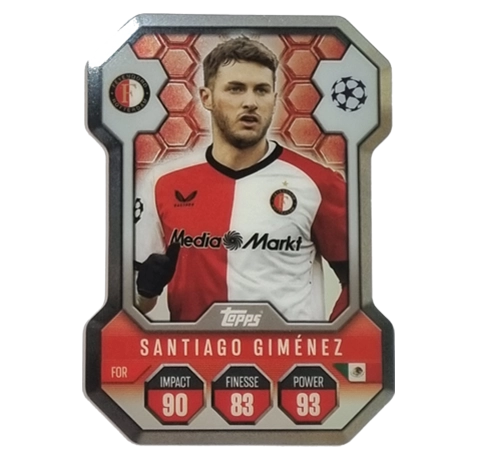 Topps Champions League Match Attax 2024/2025 / Chrome Shield / SH 13 SANTIAGO GIMINEZ