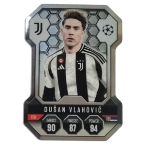 Topps Champions League Match Attax 2024/2025 / Chrome Shield / SH 15 DUSAN VLAHOVIC