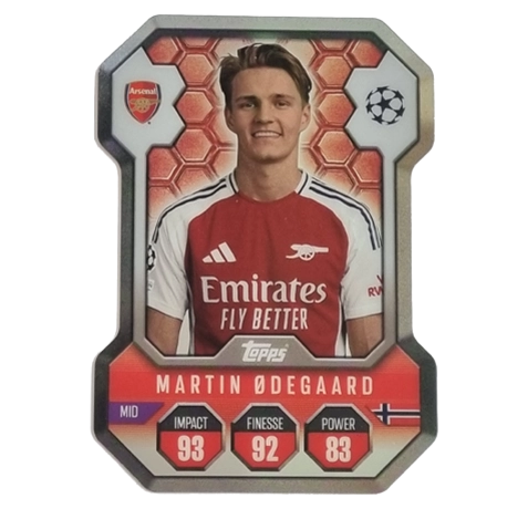 Topps Champions League Match Attax 2024/2025 / Chrome Shield / SH 2 MARTIN ODEGAARD