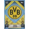 Topps Champions League Match Attax 2024/2025 / 181 BORUSSIA DORTMUND LOGO / Blau Parallel