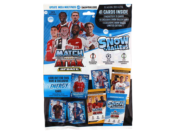 Topps Champions League Match Attax 2024/2025 / 1x Update Mega Multipack 3 - Snow Baller