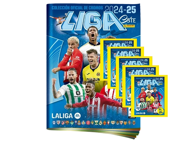 Panini La Liga Sticker 2024-25 / 1x Stickeralbum inkl 5x Stickertüten