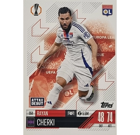 Topps Champions League Match Attax 2024/2025 / 358 Rayan Cherki