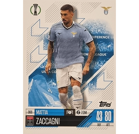 Topps Champions League Match Attax 2024/2025 / 368 Mattia Zaccagni