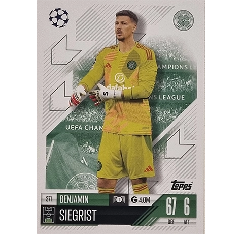 Topps Champions League Match Attax 2024/2025 / 371 Benjamin Siegrist