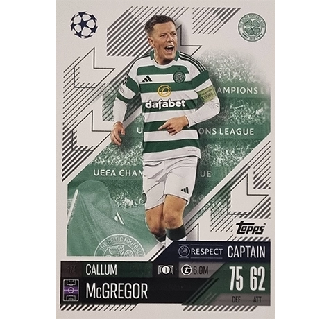 Topps Champions League Match Attax 2024/2025 / 374 Callum McGregor