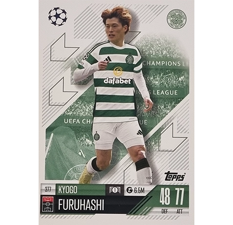 Topps Champions League Match Attax 2024/2025 / 377 Kyogo Furuhashi