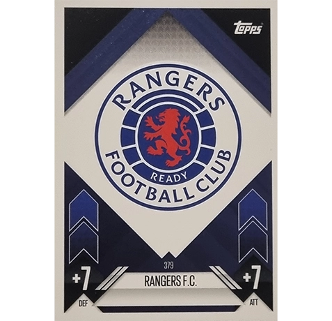 Topps Champions League Match Attax 2024/2025 / 379 Glasgow Rangers Logo