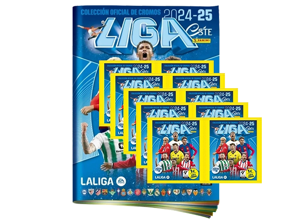 Panini La Liga Sticker 2024-25 / 1x Stickeralbum inkl 10x Stickertüten