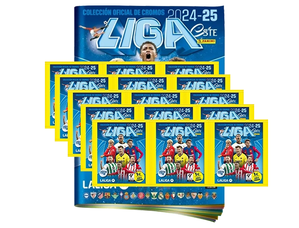 Panini La Liga Sticker 2024-25 / 1x Stickeralbum inkl 15x Stickertüten