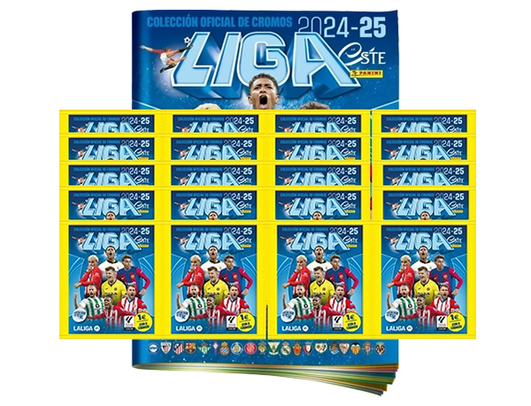 Panini La Liga Sticker 2024-25 / 1x Stickeralbum inkl 20x Stickertüten