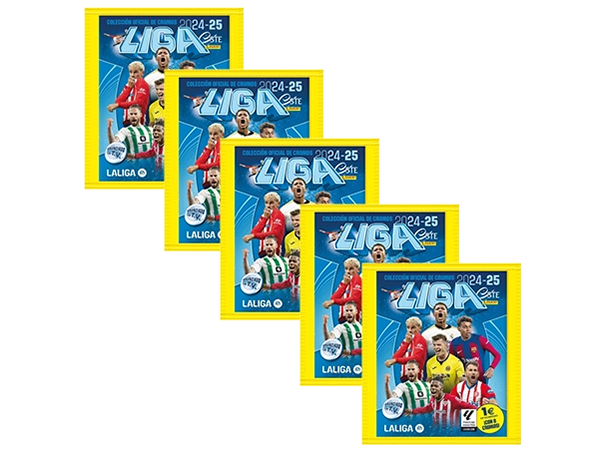 Panini La Liga Sticker 2024-25 / 5x Stickertüten