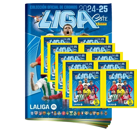 Panini La Liga Sticker 2024-25 / 1x Stickeralbum inkl 10x Stickertüten