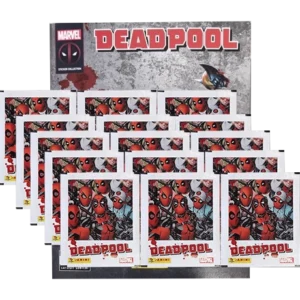 Panini Marvel Deadpool Sticker / Sammelalbum inkl 15x Stickertüten