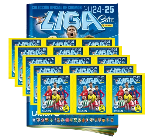 Panini La Liga Sticker 2024-25 / 1x Stickeralbum inkl 15x Stickertüten