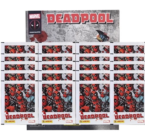 Panini Marvel Deadpool Sticker / Sammelalbum inkl 20x Stickertüten