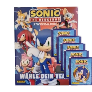 Panini Sonic the Hedgehog Sticker 2024 / Stickeralbum inkl 5x Stickertüten