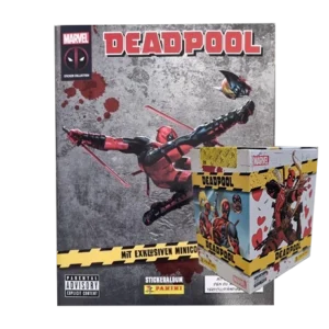 Panini Marvel Deadpool Sticker / Sammelalbum inkl 1x Display je 36x Stickertüten