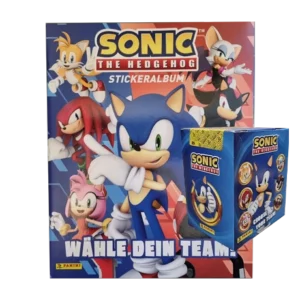 Panini Sonic the Hedgehog Sticker 2024 / Stickeralbum inkl 1x Display je 36x Stickertüten