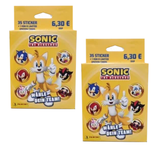 Panini Sonic the Hedgehog Sticker 2024 / 2x Eco Blister Pack