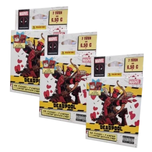 Panini Marvel Deadpool Sticker / 3x Eco Blister Pack