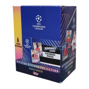 Topps Champions League Sticker 2024/25 / 1x Display je 50x Stickertüten