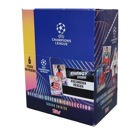 Topps Champions League Sticker 2024/25 / 1x Display je 50x Stickertüten