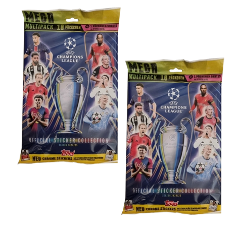 Topps Champions League Sticker 2024/25 / 2x Mega Multipack