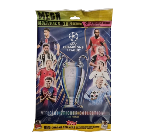 Topps Champions League Sticker 2024/25 / 1x Mega Multipack