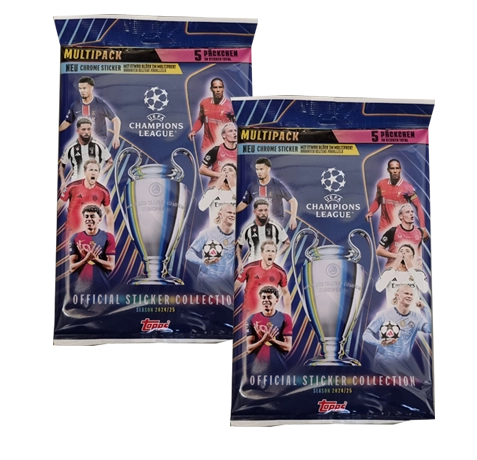 Topps Champions League Sticker 2024/25 / 2x Multipack