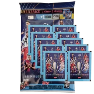 Topps Champions League Sticker 2024/25 / 1x Starterpack inkl 10x Stickertüten