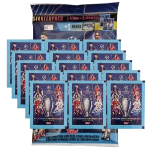 Topps Champions League Sticker 2024/25 / 1x Starterpack inkl 15x Stickertüten