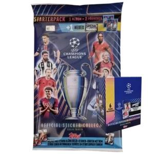 Topps Champions League Sticker 2024/25 / 1x Starterpack ink 1x Display