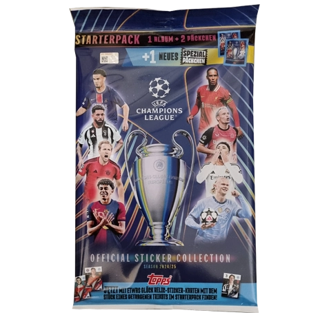 Topps Champions League Sticker 2024/25 / 1x Starterpack