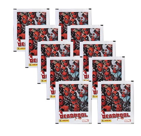 Panini Marvel Deadpool Sticker / 10 Stickertüten