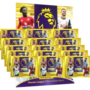 Panini Premier League Sticker 2025 / Stickerlbum inkl 15x Stickertüten