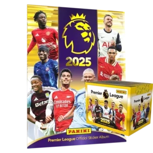 Panini Premier League Sticker 2025 / Stickerlbum inkl 1x Display mit 50x Stickertüten