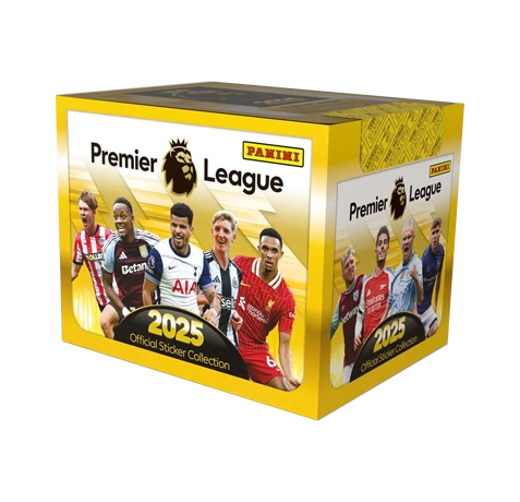 Panini Premier League Sticker 2025 / Display mit 50x Stickertüten