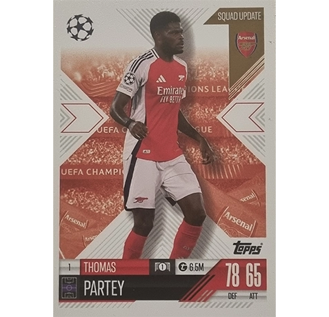 Topps Champions League EXTRA Match Attax 2024-2025 / 001 THOMAS PARTEY