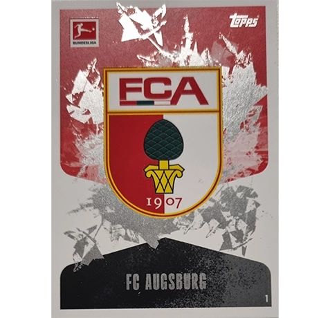 Topps Bundesliga Match Attax 2024/25 / Nr. 001 FC AUGSBURG LOGO