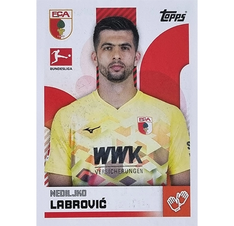 Topps Bundesliga Sticker Saison 2024/2025 / Sticker Nummer 010 Nediljko Labrovic