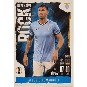 Topps Champions League EXTRA Match Attax 2024-2025 / 100 ALESSIO ROMAGNOLI / DEFENSIVE ROCK