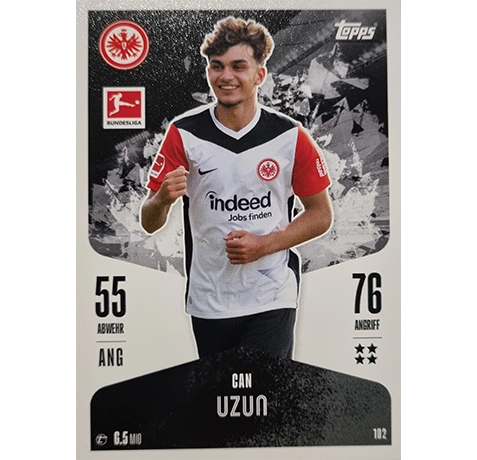 Topps Bundesliga Match Attax 2024/25 / Nr. 102 CAN UZUN