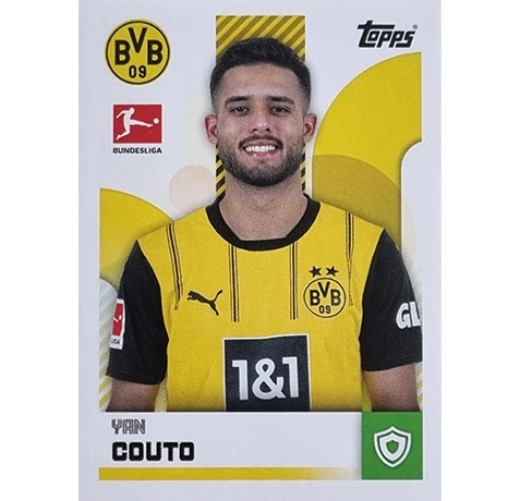 Topps Bundesliga Sticker Saison 2024/2025 / Sticker Nummer 104 Yan Couto