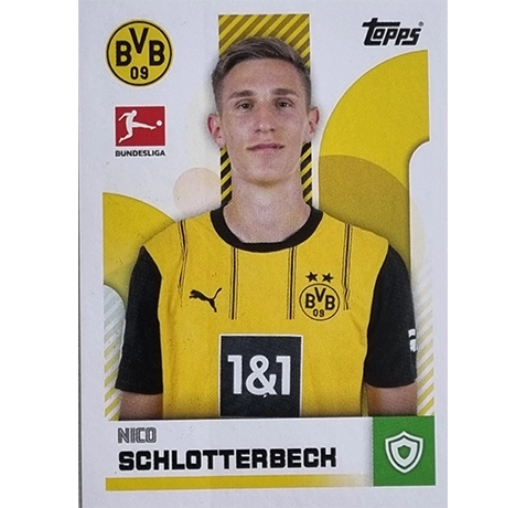 Topps Bundesliga Sticker Saison 2024/2025 / Sticker Nummer 106 Nico Schlotterbeck