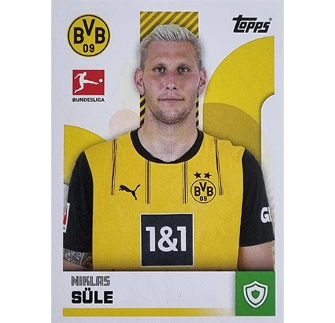 Topps Bundesliga Sticker Saison 2024/2025 / Sticker Nummer 107 Niklas Süle