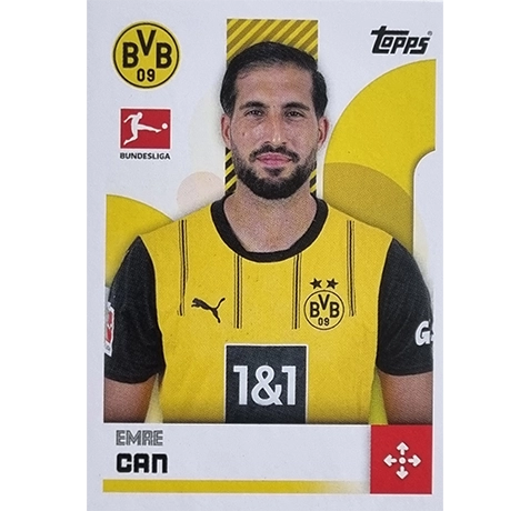 Topps Bundesliga Sticker Saison 2024/2025 / Sticker Nummer 109 Emre Can