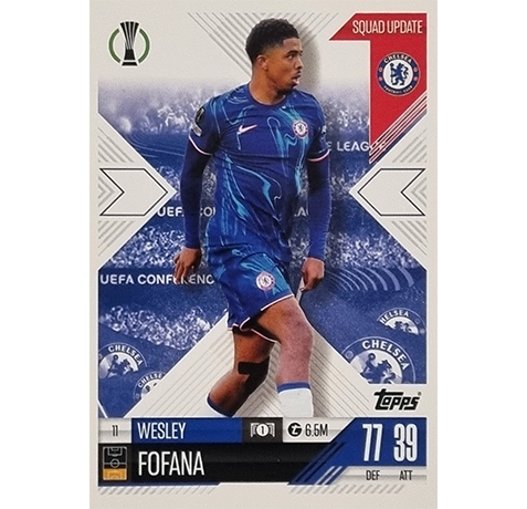 Topps Champions League EXTRA Match Attax 2024-2025 / 011 WESLEY FOFANA