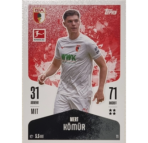 Topps Bundesliga Match Attax 2024/25 / Nr. 011 MERT KÖMÜR