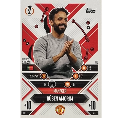 Topps Champions League EXTRA Match Attax 2024-2025 / 110 RUBEN AMORIM / MANAGER